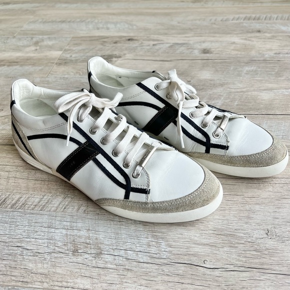 Authentic Dior Homme Leather Italian Sneakers 39 - Picture 1 of 15